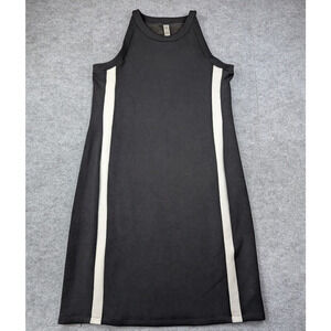 Spanx Air Essentials Midi Dress Womens XL Athleisure Tank Track Stripe Comfort